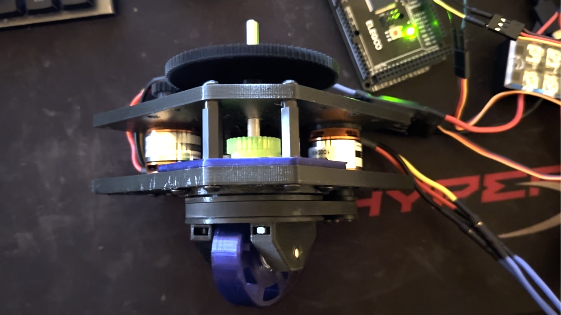 Open swerve drive module